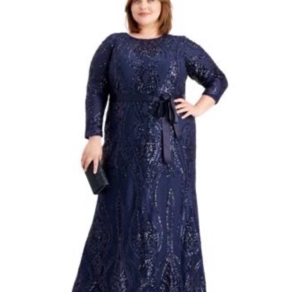 R & M Richards evening gown